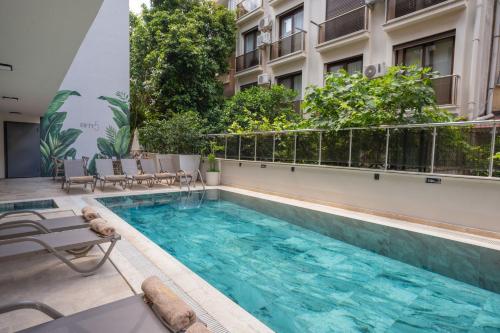 Zwembad, FIFTY5 Suite Hotel in Marmaris