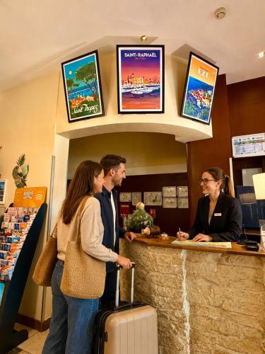 Lobby, Les Palmiers in Frejus