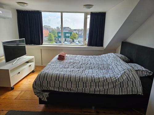 sfeervolle zolderkamer aan singel in centrum