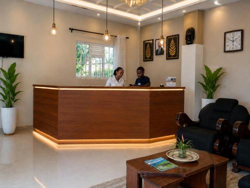 Vstupní hala, La Planete Hotel  in Gisenyi