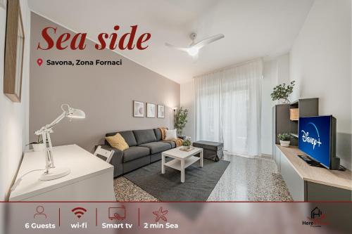 Sea Side - Beach 2 min - Free WiFi - Smart TV