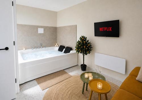 Appartement Central avec Jacuzzi Privé I Strasbnb