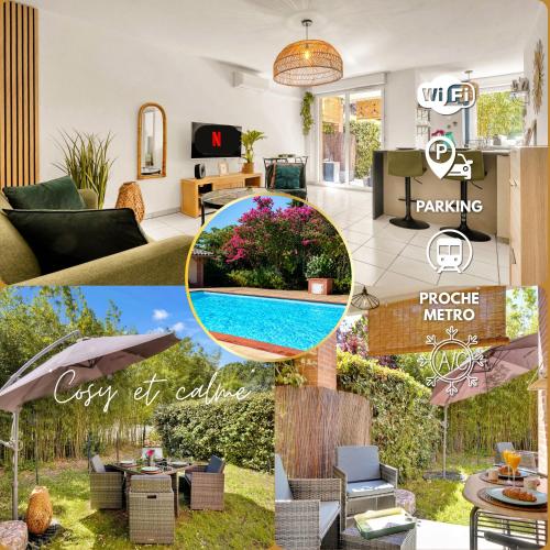 Le Ernest - Piscine, Parking & Jardin privé et Climatisation – khách sạn tại Barriere de Paris