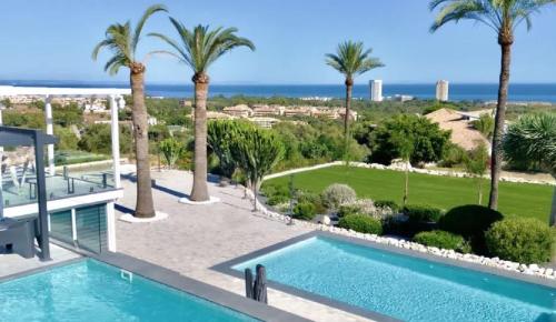 Modern villa with mediterranean style