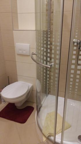 Bathroom, Isabell Apartments Gyor in Sziget