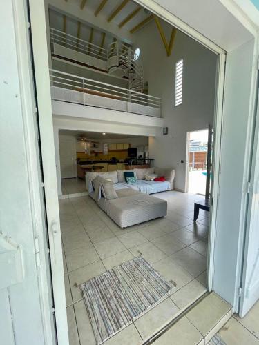 ทางเข้า, Nouveau ! Jolie villa tropicale tout confort - piscine et spa in ซานต์ โรเซ