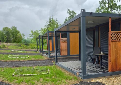 Viesnīcas āriene, Tinyhouse mit Alpakas Ruhe &Natur-Waldminze Südburgenland Frühstück zubuchbar (Tinyhouse mit Alpakas Ruhe &Natur-Waldminze Sudburgenland Fruhstuck zubuchbar) in Gerersdorfa pie Gusingas