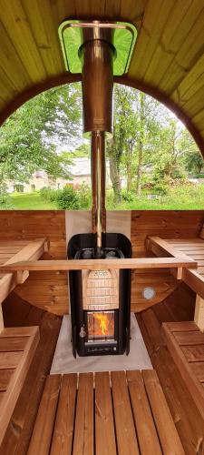 Sauna, Les Roulottes de Ty Nadan in Locunole