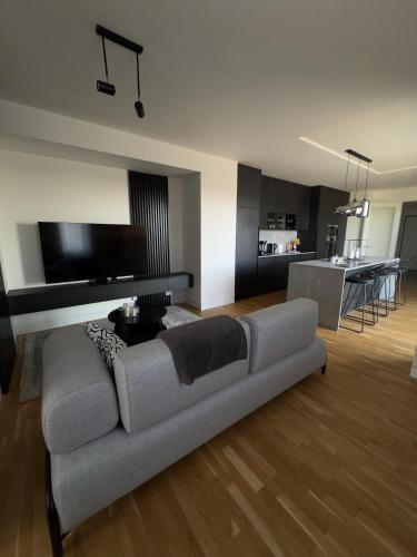 virtuve, OAKS Prague Golf Apartma in Popovicky