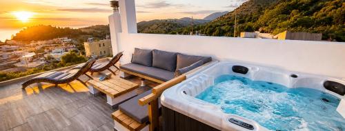 Rustic House Embonas Jacuzzi Experience – khách sạn tại Ataviros