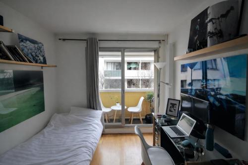 Studio avec balcon dans le 17ème