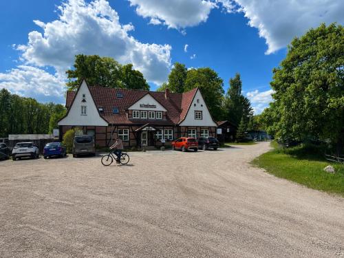 Die Grenzburg in Güstrow, Deutschland