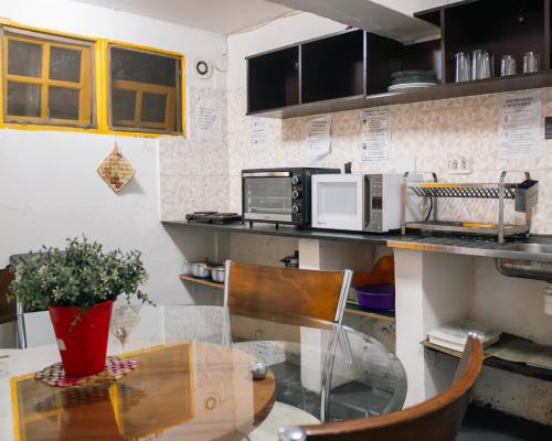 주방, Soul Hostel Av Paulista Bela Vista 1 in 상파울루