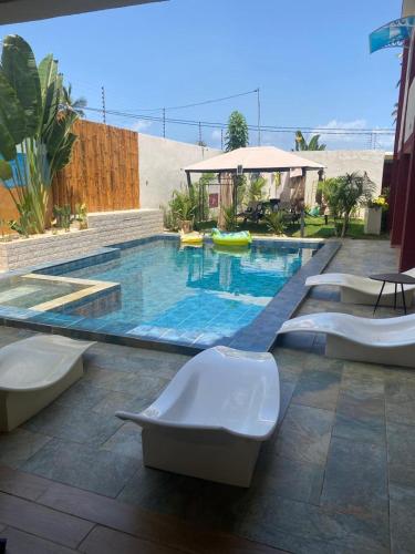 Bañera de hidromasaje, Villa Venezia Assouinde' in Assinie