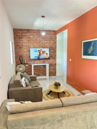 Koplietošanas atpūtas telpa ar TV, Pitimbu Beach House Rosi in Pitimbu