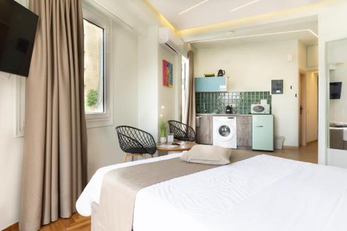 New Luxury Studio, Near Hilton, Central , Ventiri Suite 7, Athènes