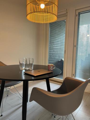 Modern Studio with Private Yard & Terrace in Rajakylä