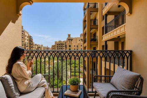 Balcony/terrace, HAVN - 1 bedroom in Madinat Jumeirah near Zaap