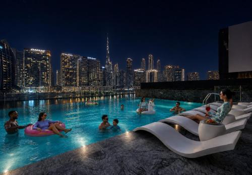 HAVN - Studio in Business Bay, Burj Khalifa View, Dubaï