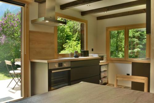 Kitchen, Chalet Rustifol in Champex