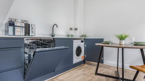 Kitchen, Luxury Apartment Jewellery Quarter Birmingham Apartment No 1 in Castle Bromwich
