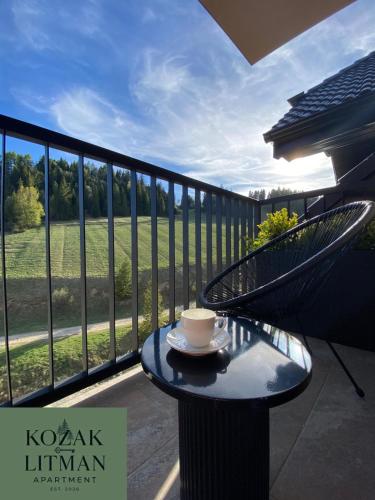 陽台/露台, Apartmán KOZAK LITMAN (Apartman KOZAK LITMAN) in 上魯日巴希