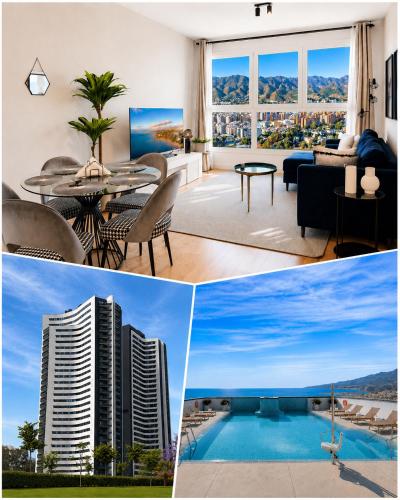 Malaga Eye - Pool Gym & Parking FREE