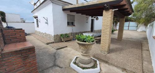 Casa Samuel con piscina comunitaria y porche