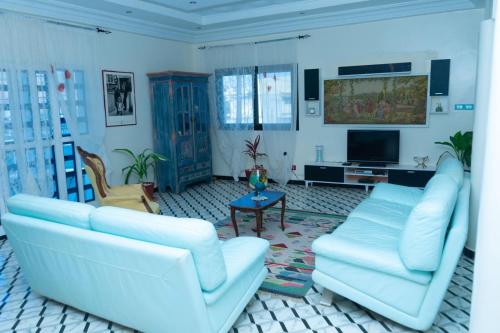 Ortak salon/TV alanı, Le Wallo - Residence Sebi in Niaga
