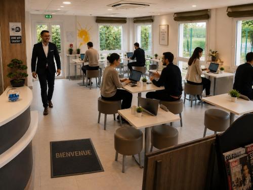 Бізнес Центр, First Inn Hotel Paris Sud Les Ulis in Les Ulis
