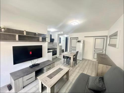 Studio wifi parking terrasse centre-ville
