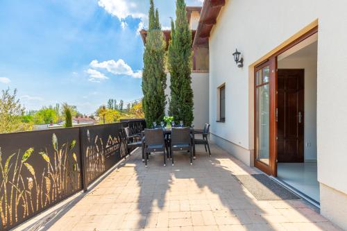Balkon/teras, Olgi Milla Villa in Balatonalmadi