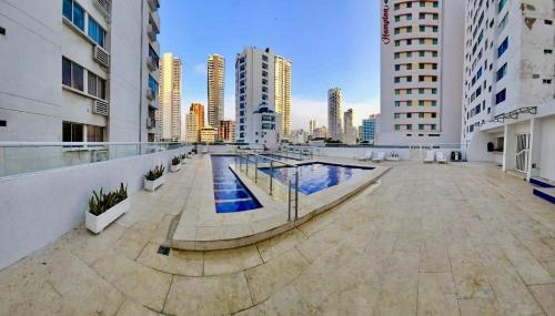 hermoso Apartamento caribeño Bocagrande, 2 habitaciones