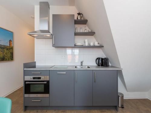 キッチン, Modern Beach Apartment in ズウトランド