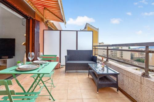 Charmant studio avec terrase et climatisation - Location saisonnière - Menton