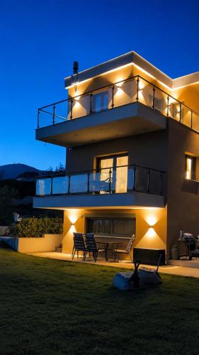 Villa Gala Eretria Family Stay with Sea View, Garden & BBQ in Magoula (Eretria)