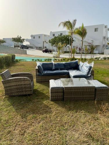 Ground Floor Chalet with Garden & Lagoon View – khách sạn tại Zawiyat Ailat Nuh