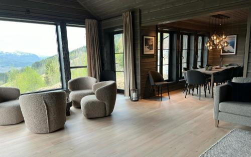 A szálláshely kívülről, Cozy Modern Cabin With Outstanding View In Sogn in Hafslo