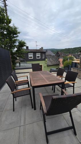 Balkons/terase, Ferienhaus am Alten Kloster in Lorch-Lorchhausen