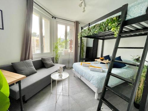 BnGo I Chic & Confort I 4 personnes, Proche Hôpital - Location saisonnière - Lyon