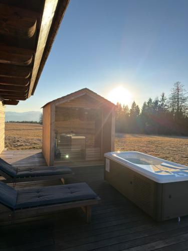 Sauna, Chata Medovka in Ļiptovska Kokava