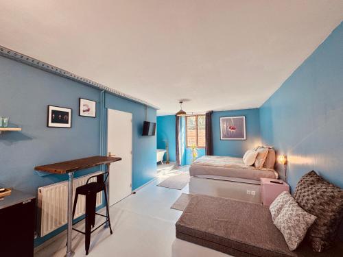 Létesítmények, Suite Privée, Bain, Kitchenette, en Champagne (Suite Privee, Bain, Kitchenette, en Champagne) in Orges