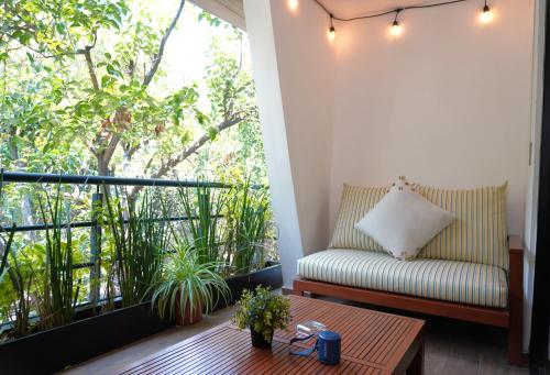 Loft con balcón en Roma Norte