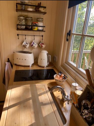 Elgars Luxury Shepherds Huts in Broadwas On Teme