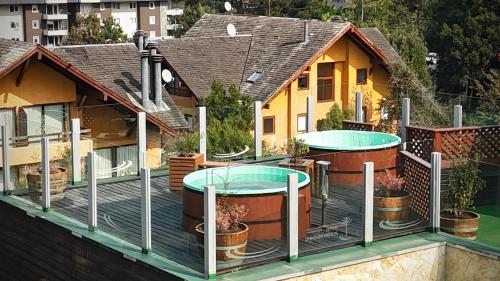 Erkély/terasz, Hotel Pucón Indómito (Hotel Pucon Indomito) in Pucon városközpont