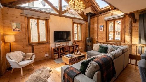 Anémones Chalet, central, 4 bedrooms, sauna and parking