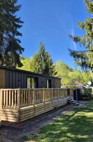 Ferienhaus mit eigenem Boot & 2 Fahrrädern ca 100 m zum See An den Sieben Seen in Lohmen, Deutschland