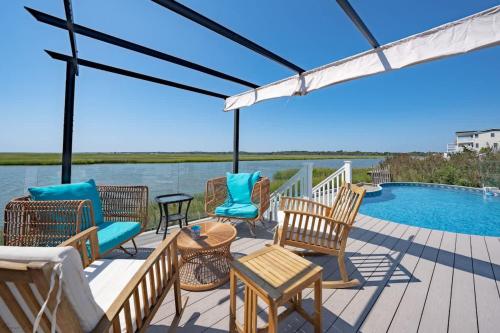 Vaade, Back Bay Waterfront Pool Dock & Amazing Views in Cape May Kohtu Maja (NJ)