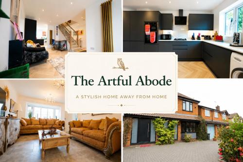 Artful Abode - 4BR House, Garden Patio, Parking gîte à louer Astley Castle