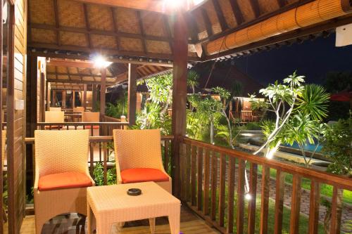 Balcony/terrace, Lembongan Garden Cottages in Nusa Lembongan